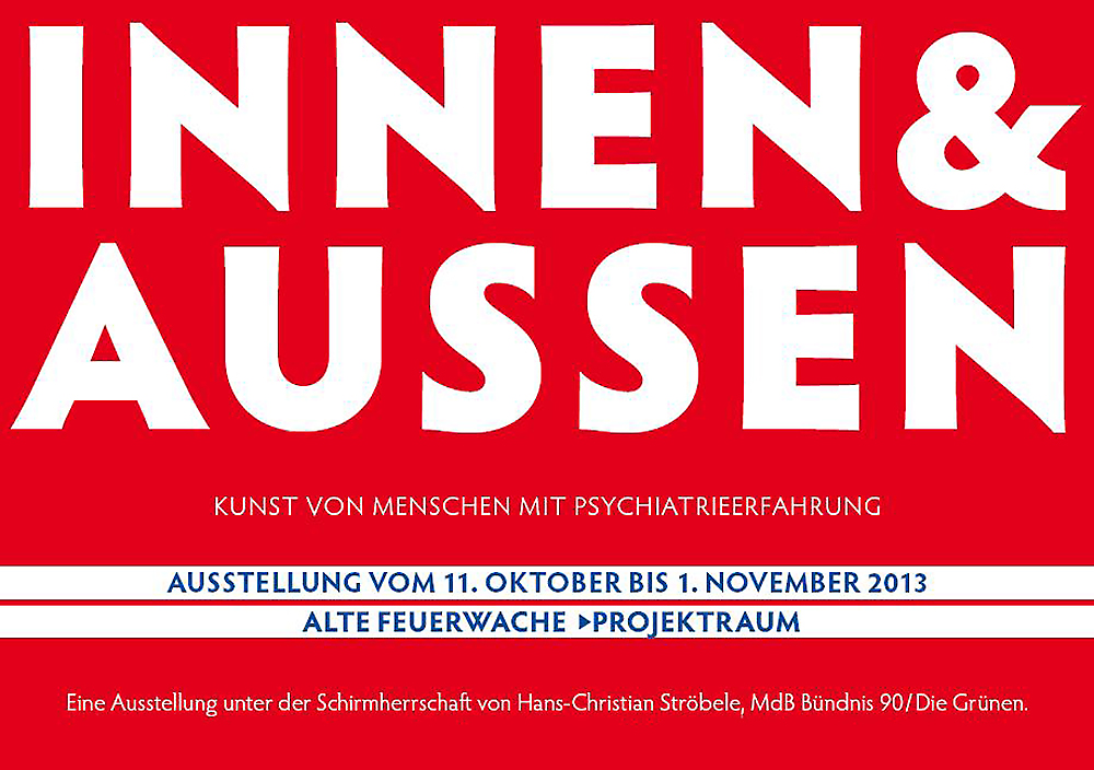 Flyer "Innen & Aussen", 2013