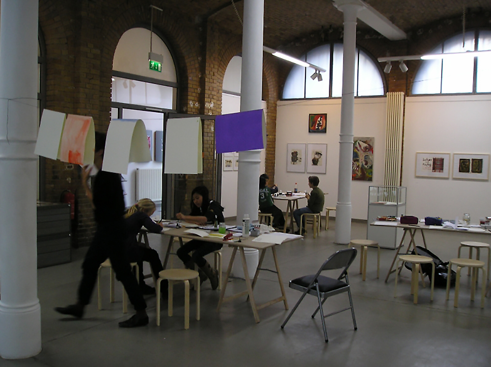 Workshop im projektraum "Der Umzug in die Gegend", 2011