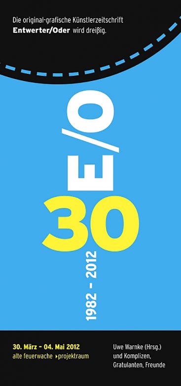 Flyer "E/O 30", 2012