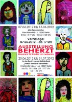 Plakat "Beherzt", 2012