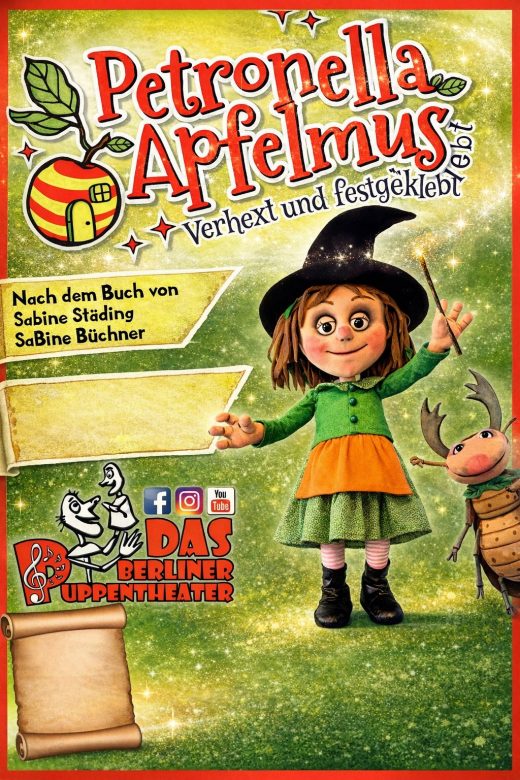Plakat zum Stück Petronella Apfelmus